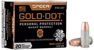 Speer® LE Gold Dot® Short Barrel Duty Ammunition